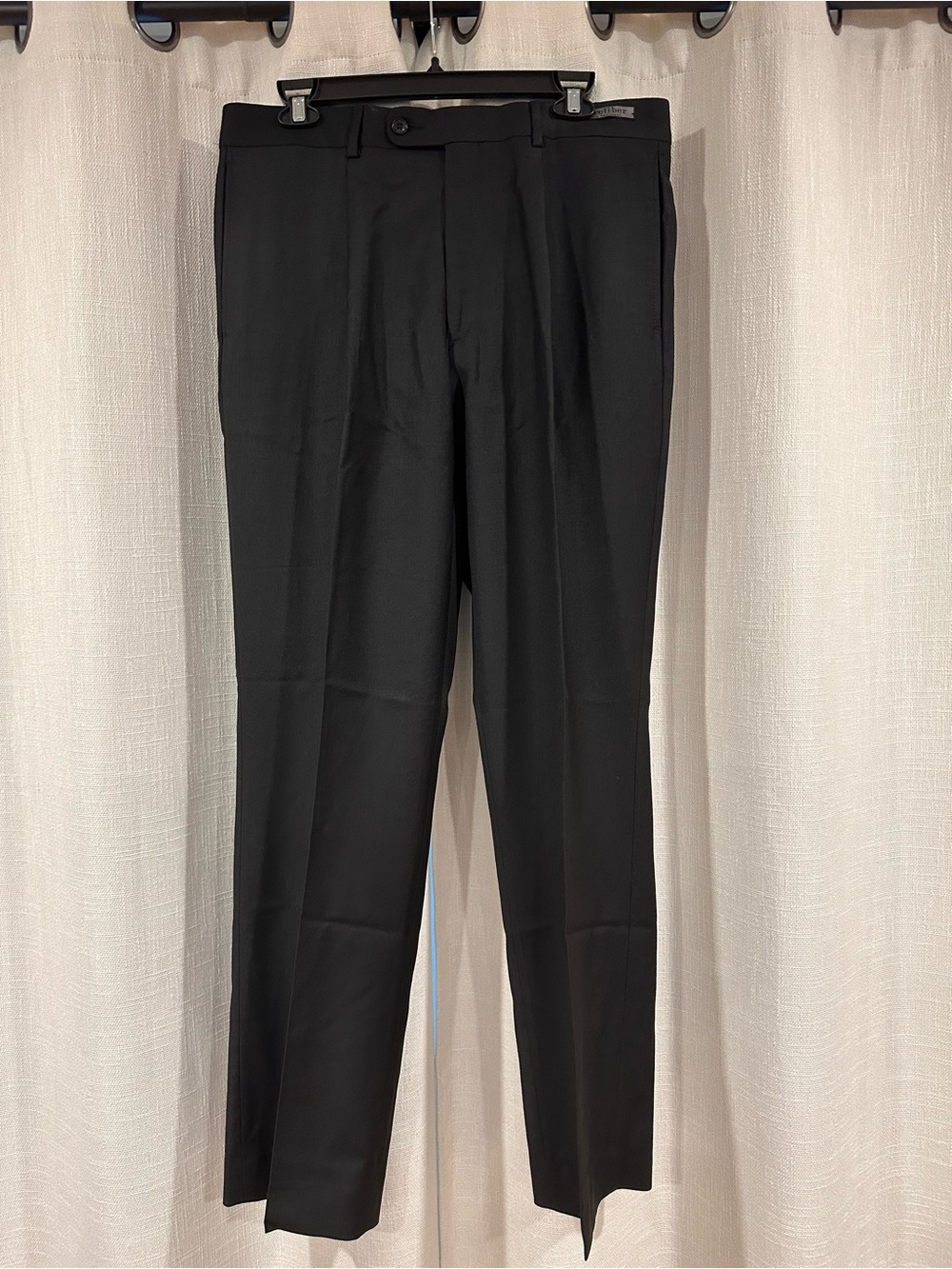 Men's Black Dress Pants - Classic Tailored Trousers